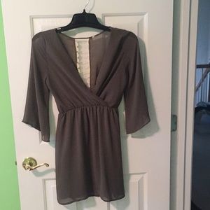 Super cute dress with lace detail in back